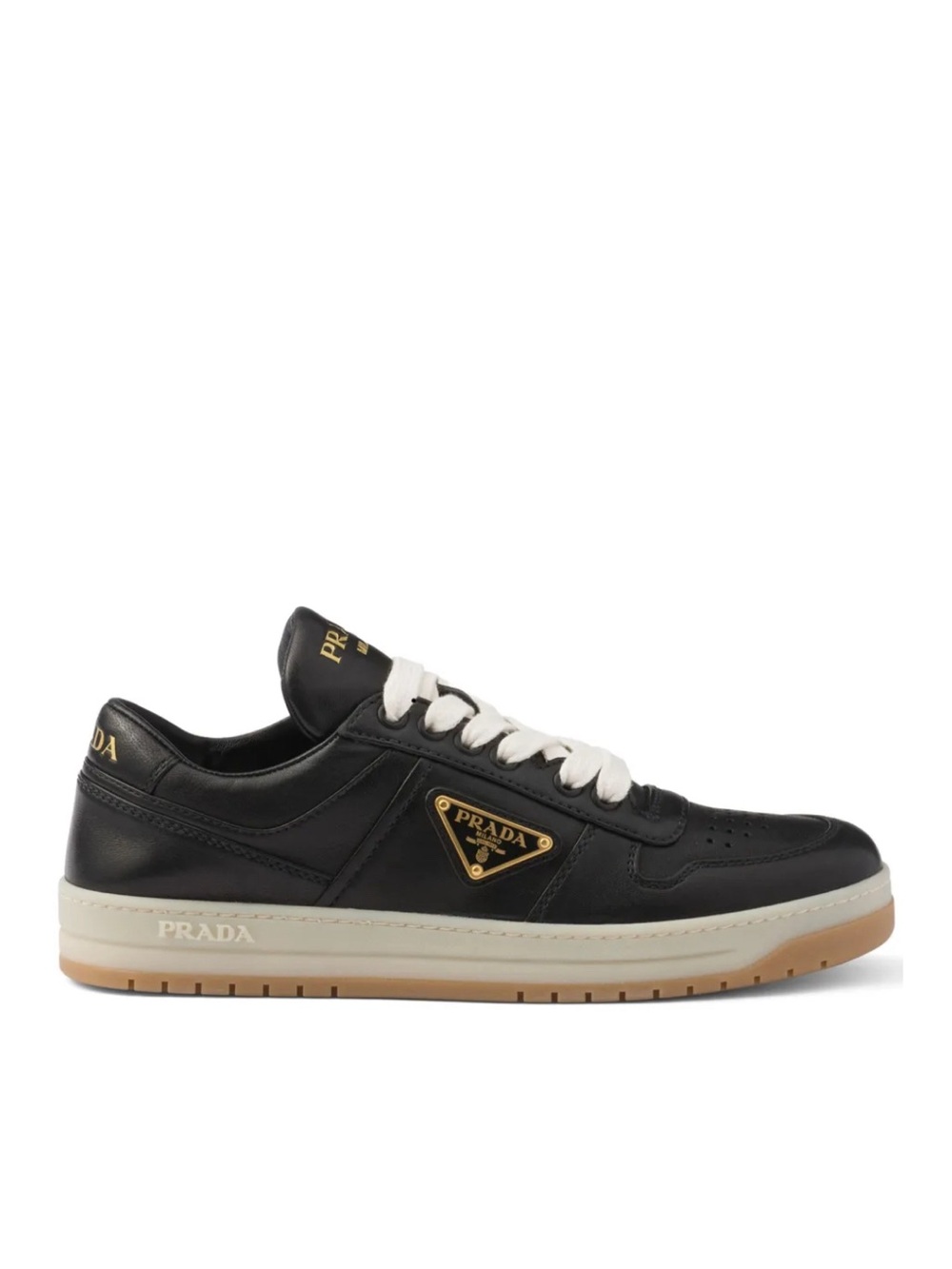 Prada Downtown nappa leather low top sneakers